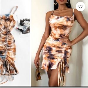 Flinced Bodycon Dress